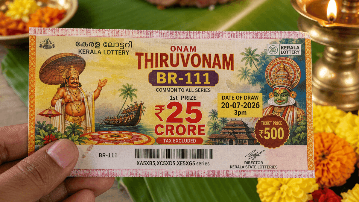 Kerala Onam Lottery 2026: Sales Start July 20