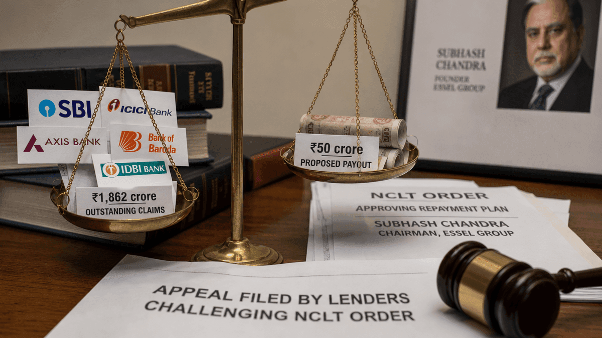 Lenders Challenge NCLT Approval of Subhash Chandra’s Payout Plan
