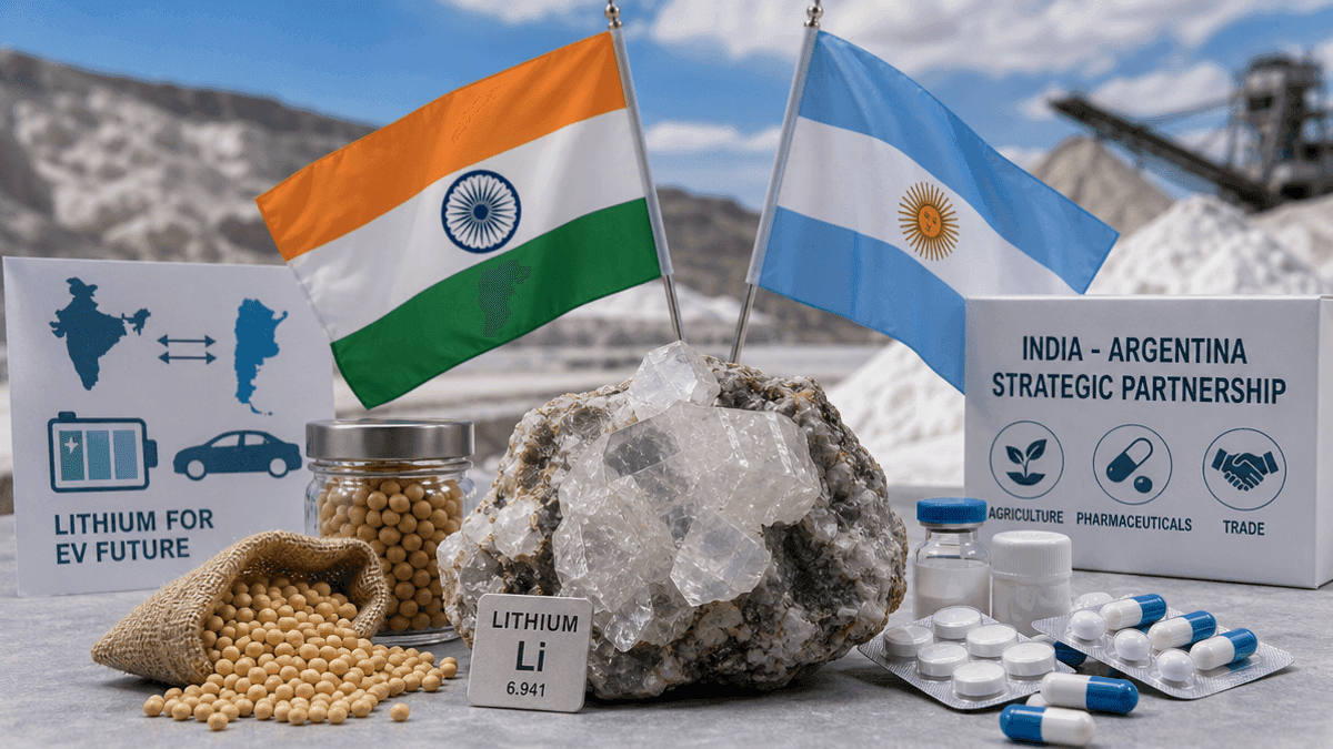 India-Argentina Boost Lithium & Trade Ties