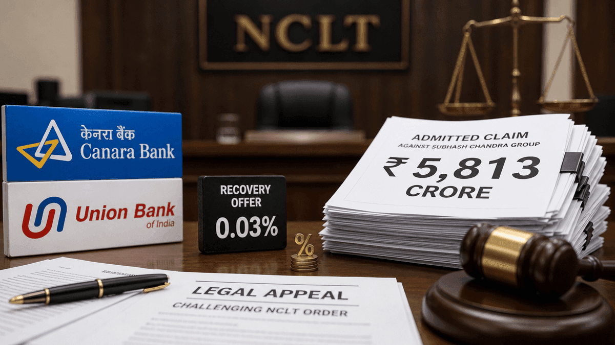 Banks Challenge NCLT’s 0.03% Recovery Plan for Subhash Chandra