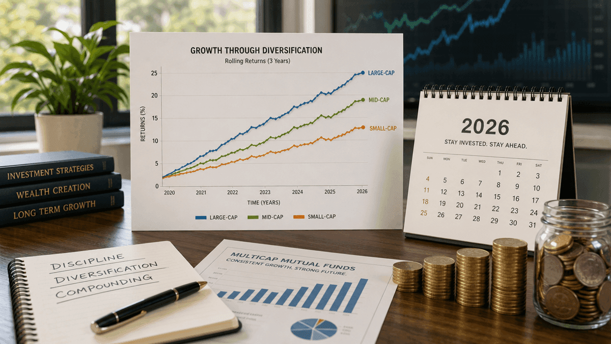 Top Multicap Funds for 2026: 3-Year Rolling Returns