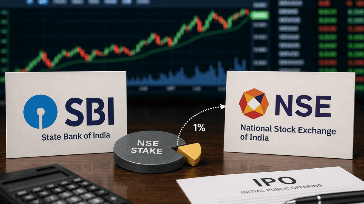 SBI Group to Sell 1% NSE Stake in Rs 30,000 Cr IPO