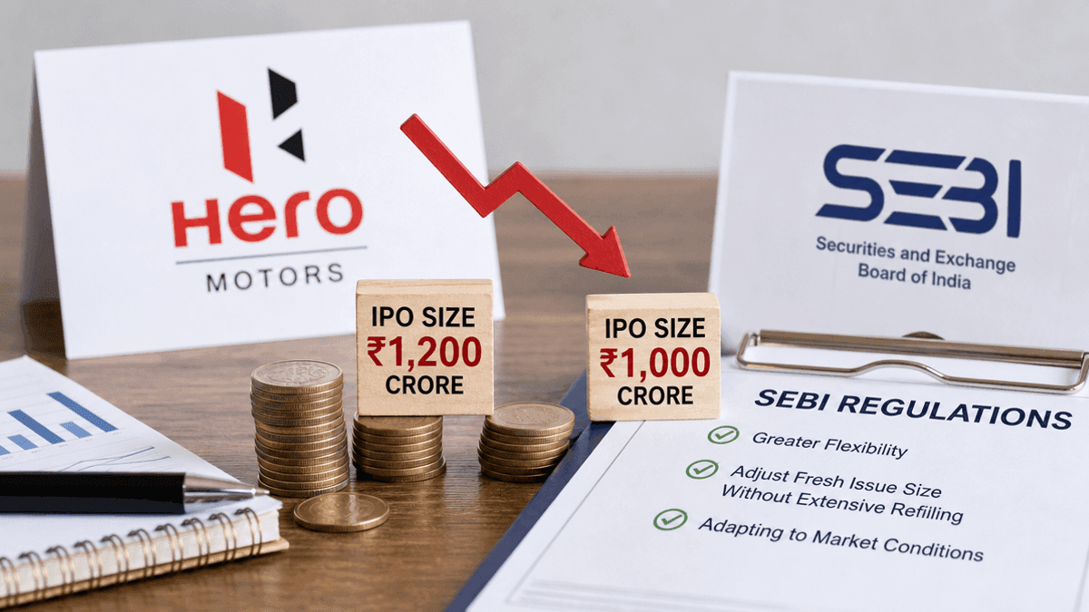 Hero Motors Slashes IPO to Rs 1,000 Cr Amid SEBI Rule Changes