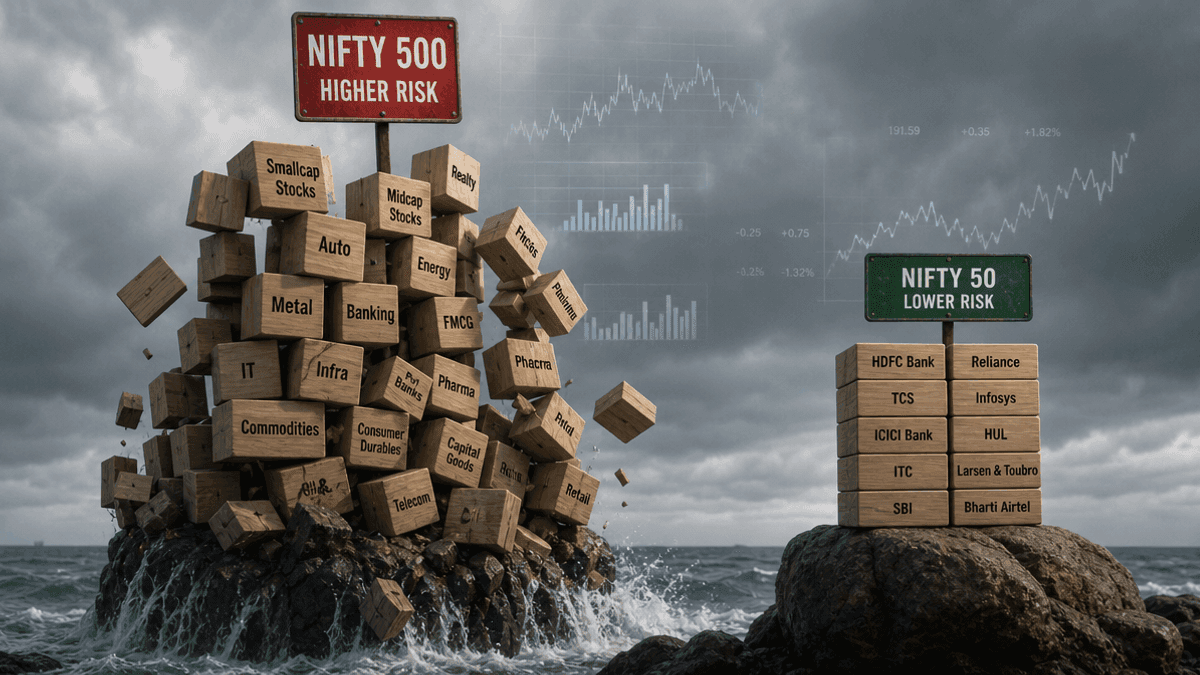 Nifty Indices Risk: Broader Doesn’t Mean Safer, Data Reveals