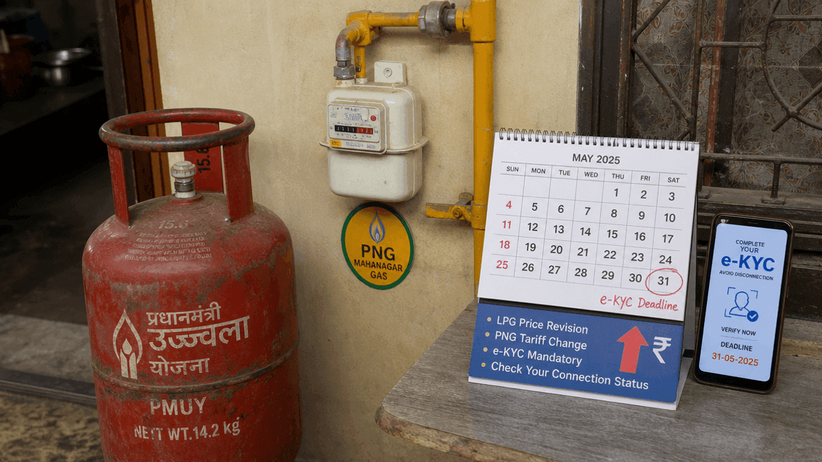 LPG & PNG Changes: India’s September 2026 Price, e-KYC, Connection Updates