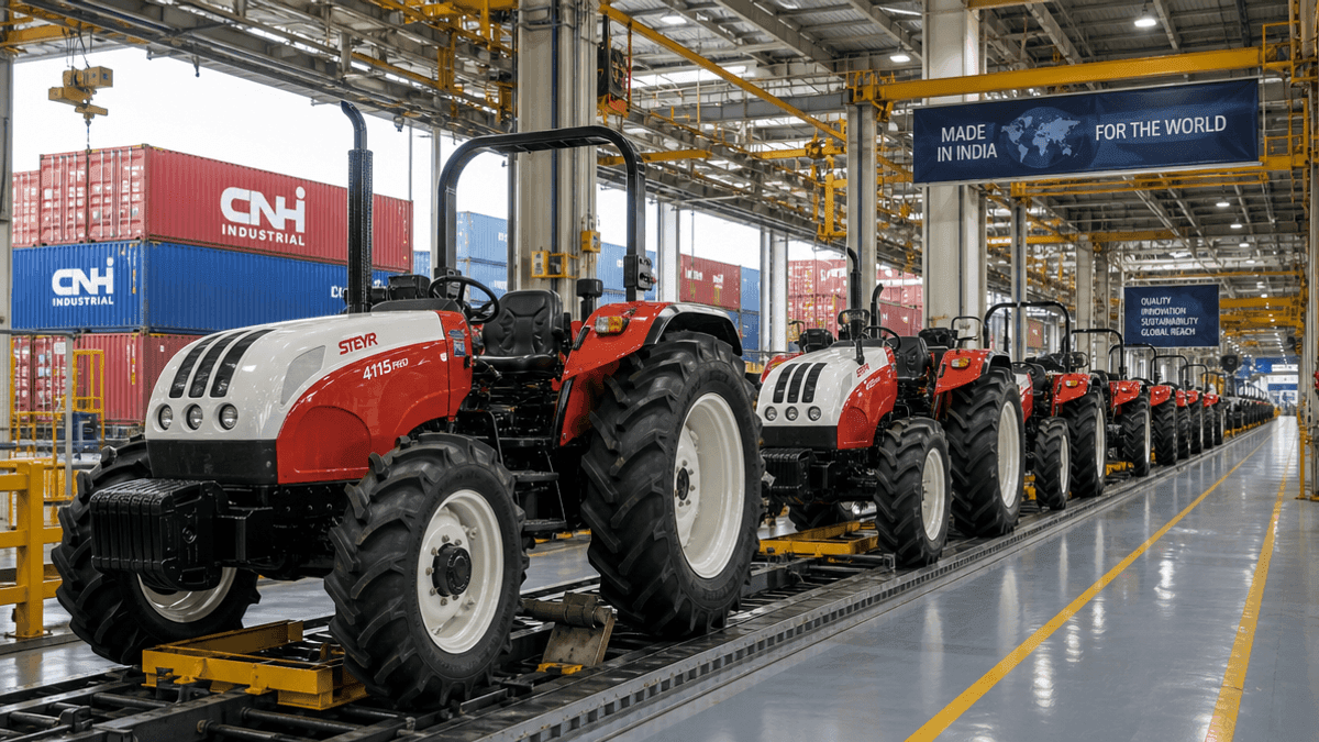 CNH India: ₹2,000 Cr Investment to Boost Global Tractor Exports