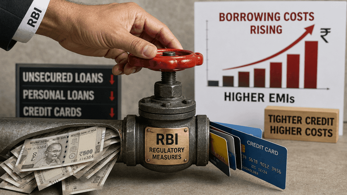 RBI Tightens Unsecured Loan Norms, Raising Borrowing Costs