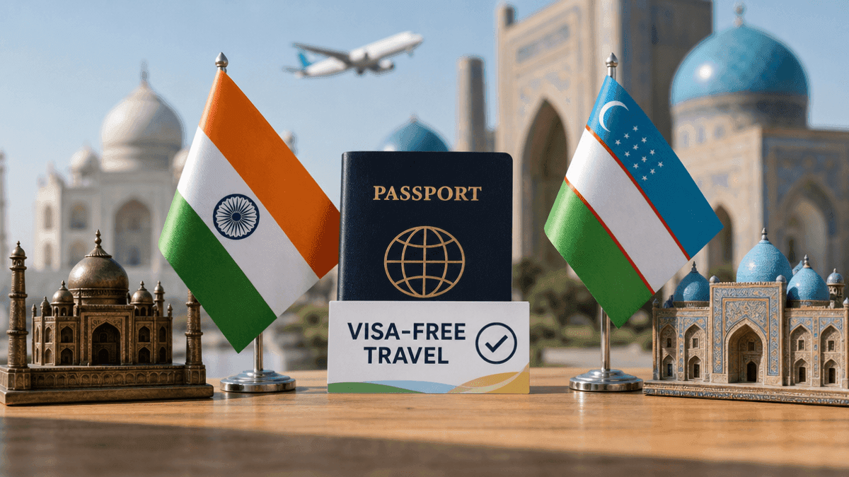 Uzbekistan Offers 30-Day Visa-Free Entry for Indians