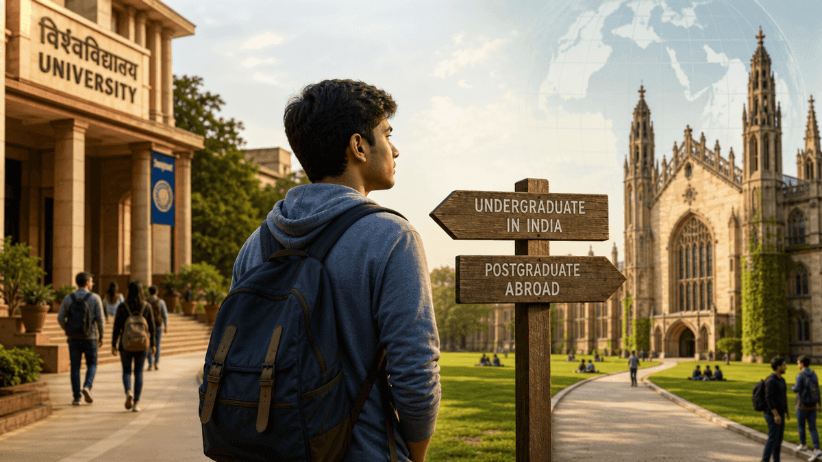 Indian Students: UG in India, PG Abroad for Career Growth