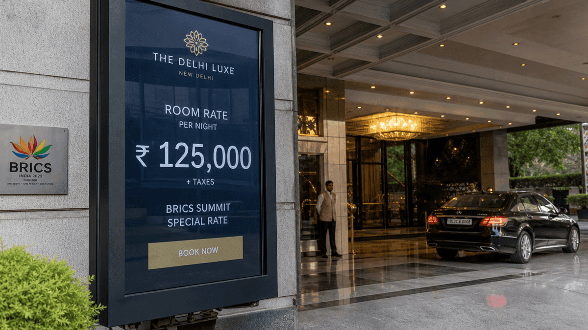 BRICS Summit Skyrockets Delhi Luxury Hotel Prices