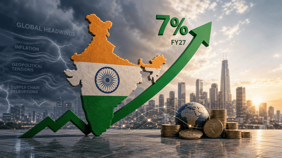 India Eyes 7% Growth in FY27 Despite Global Challenges