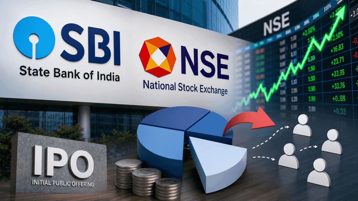SBI, SBI Capital Markets to Dilute 1% Stake in NSE IPO