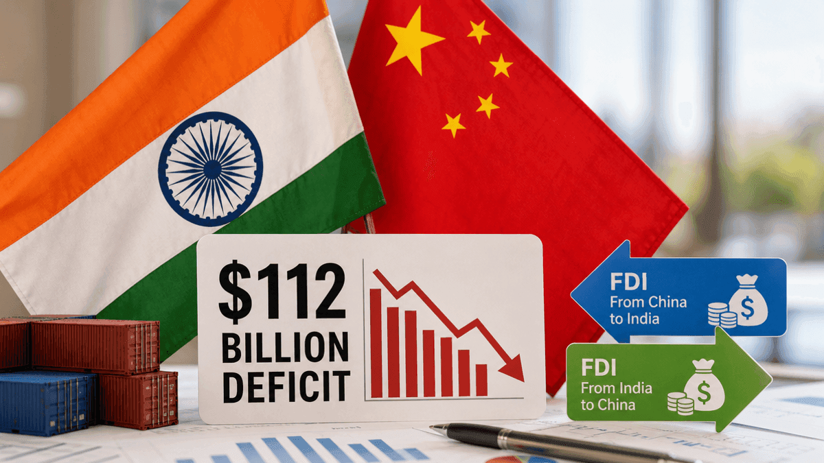 Xi Jinping in India: $112B Trade Deficit & FDI Rules
