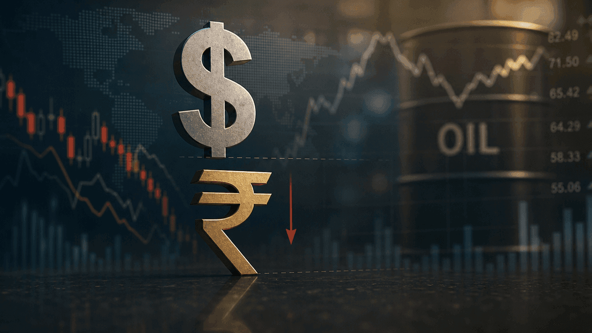 Rupee Dips vs USD: Oil Spike, Fed Hike Fears Impact Indian Currency