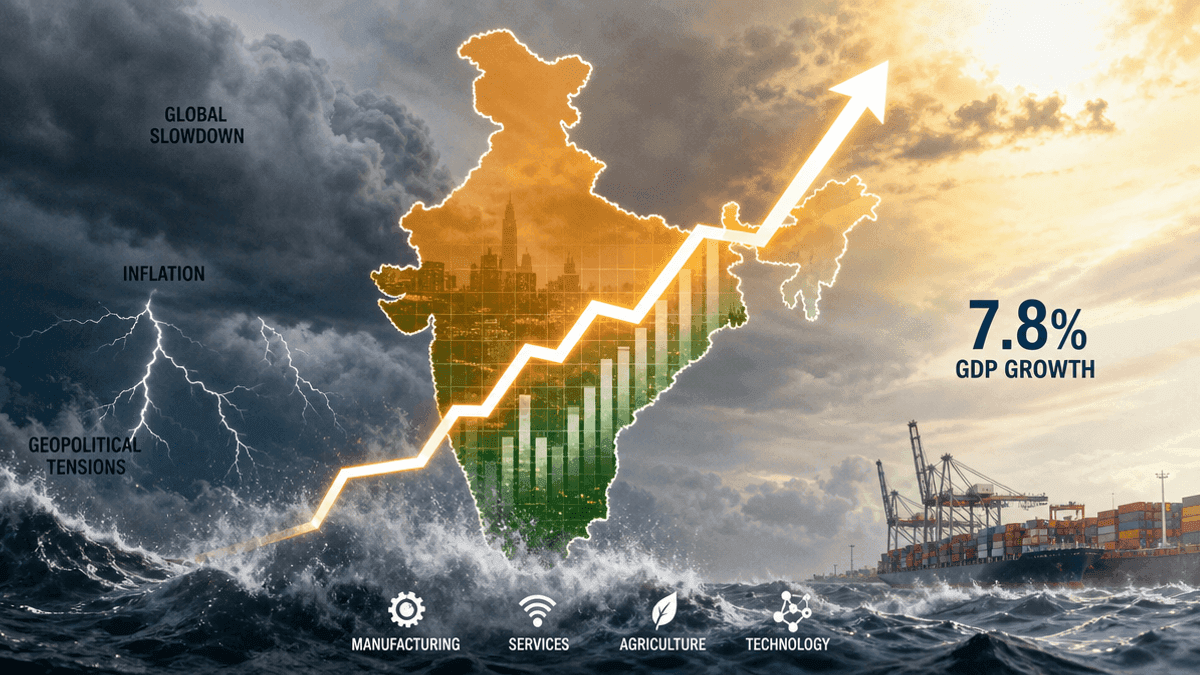 India’s Economy Surges 7.8% in Q1FY27 Amid Global Challenges