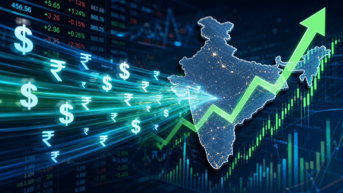 FII Inflows Surge to 23-Month High in Indian Equities