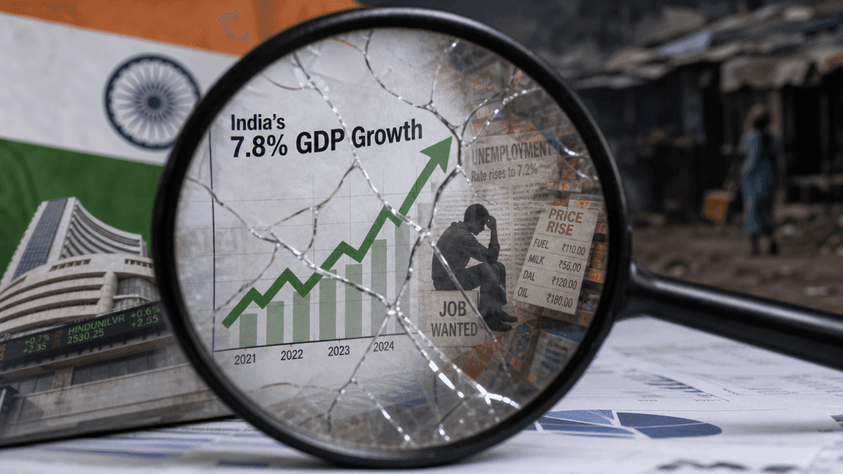 India’s GDP Growth: Congress Calls 7.8% Figure ‘Distorted’