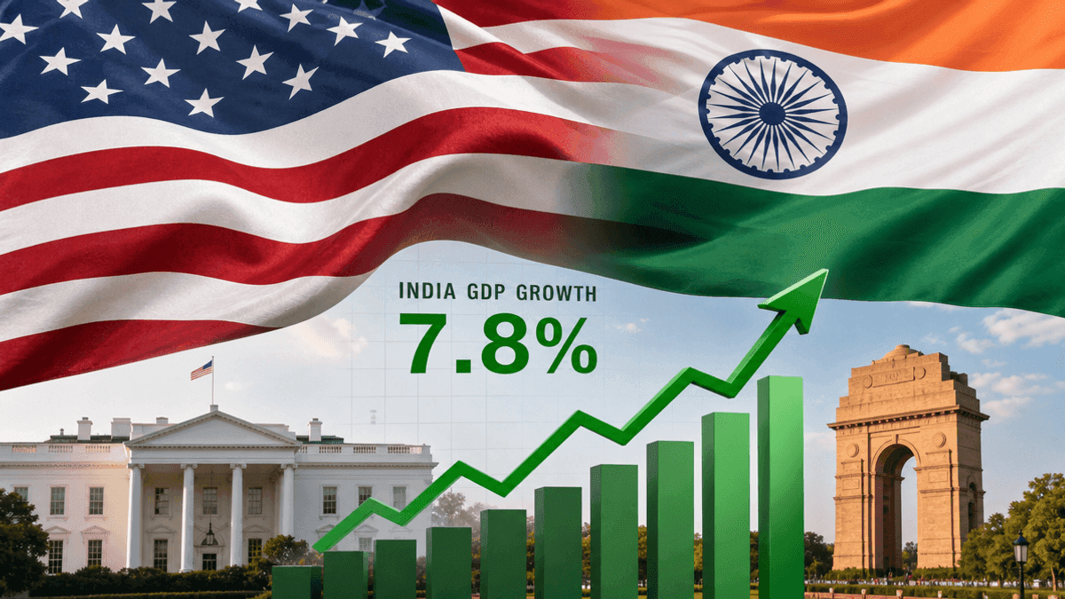India’s Economy Booms: White House Praises 7.8% GDP Growth