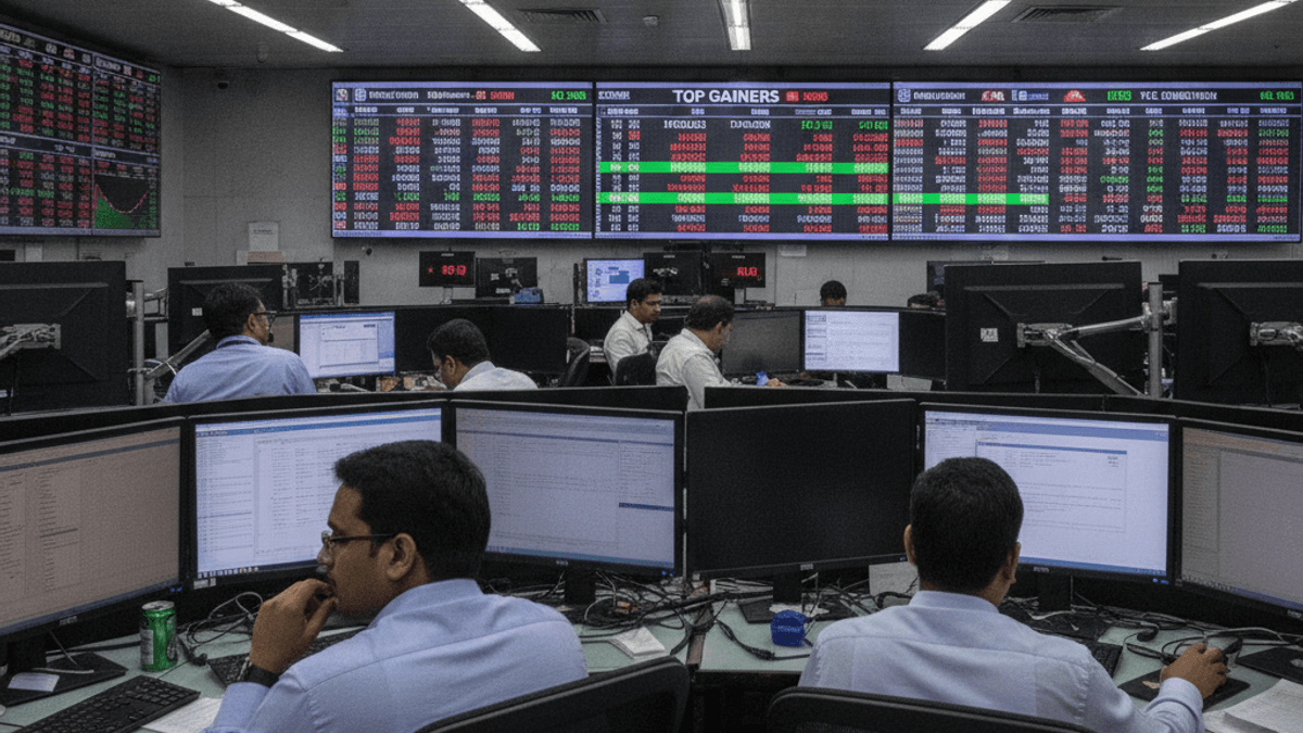 Top Gainers & Losers: Nifty Dips as IT and Metal Stocks Gain; Financials Face Pressure | 24 Aug 2026, 12:00 PM IST