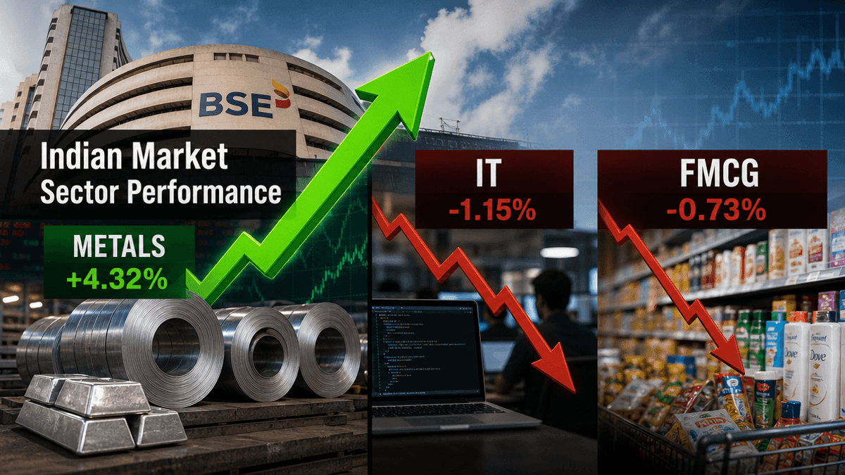 Metals Sector Soars 17% in 2026, Outperforming IT & FMCG