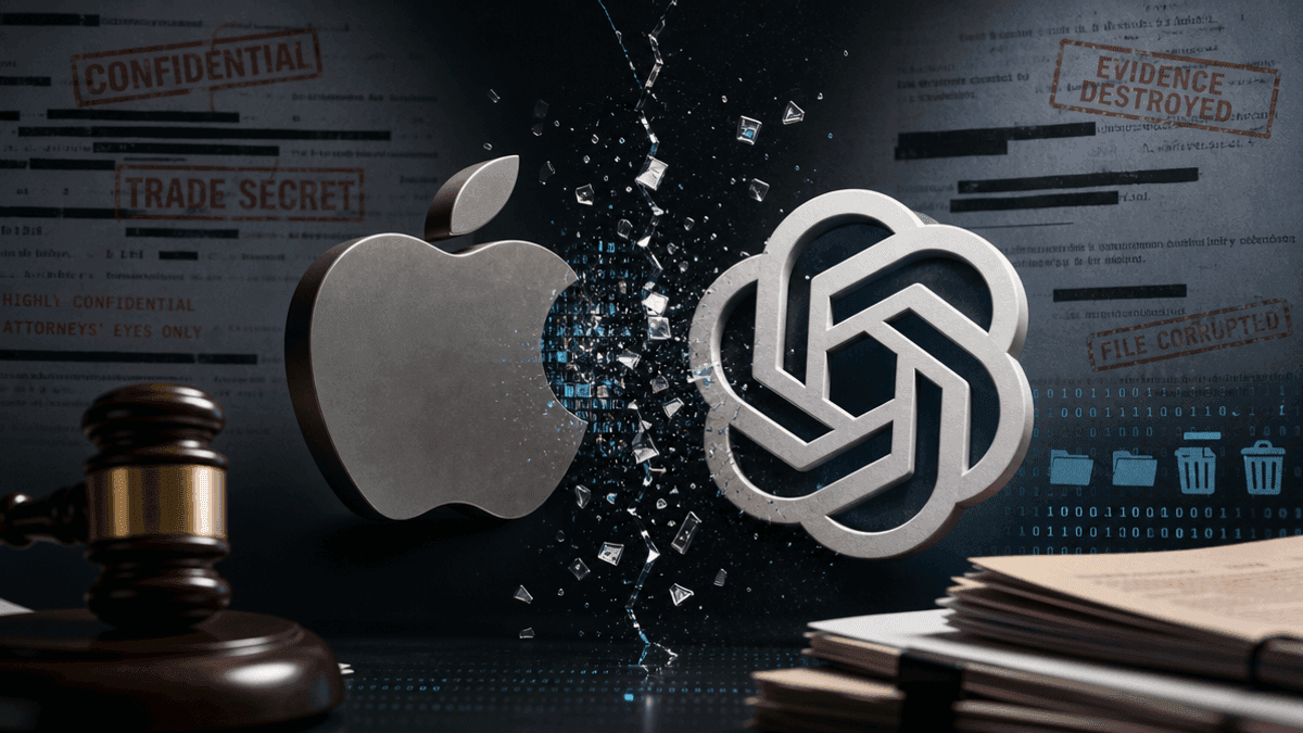 Apple Accuses OpenAI of Destroying Evidence in Trade Secret Lawsuit