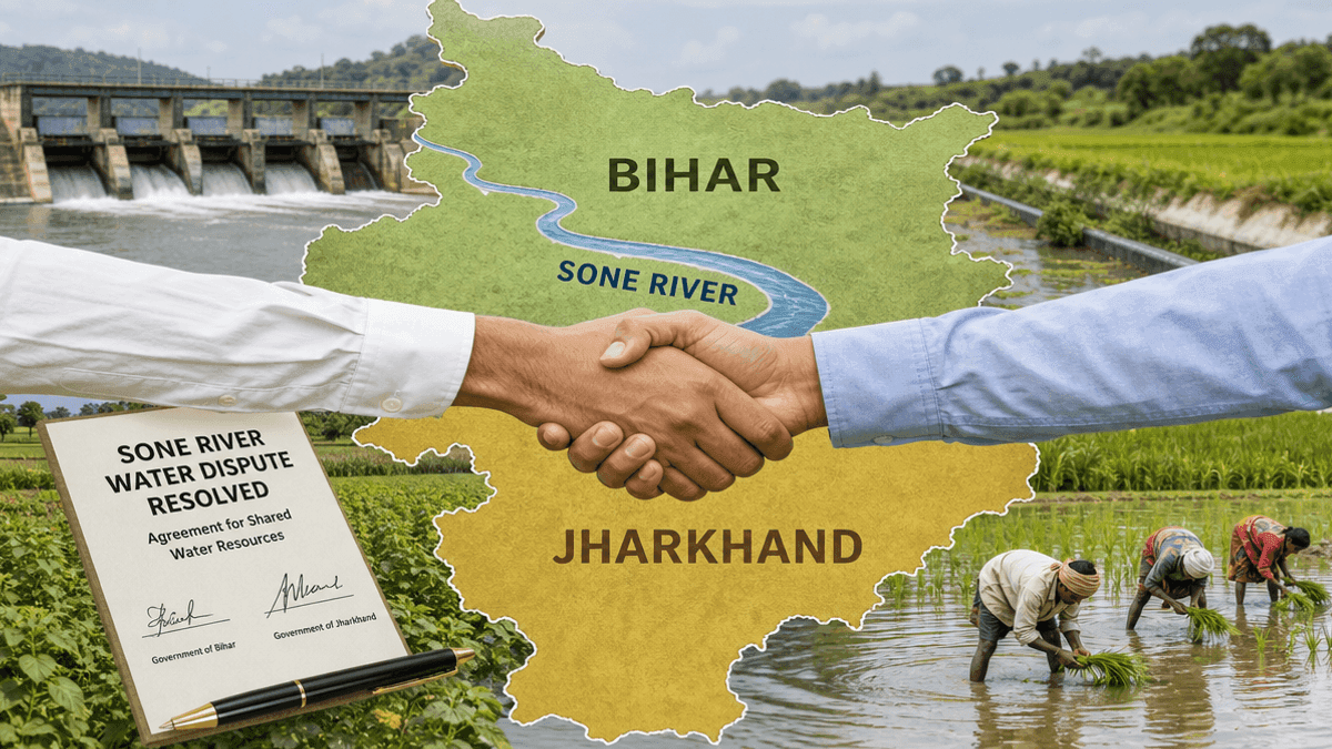 Bihar, Jharkhand End 25-Year Sone River Water Dispute with MoU