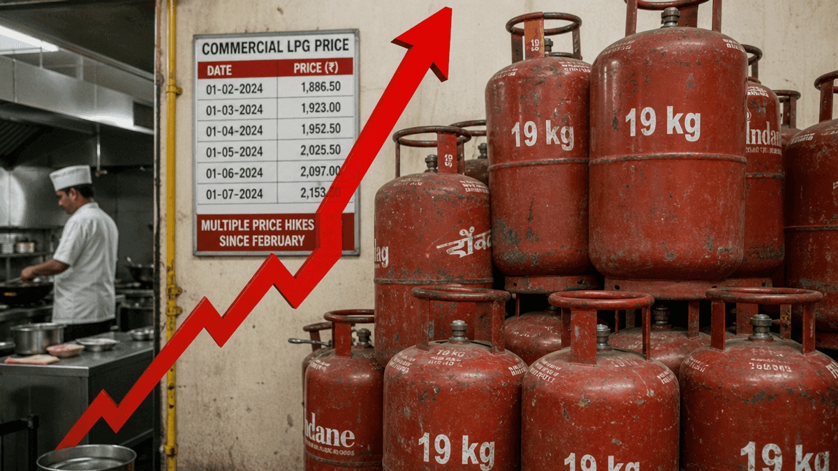 Commercial LPG Cylinder Prices Rise Again in India