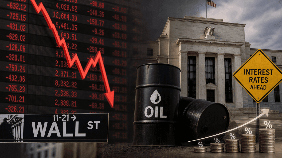 US Markets Dip: Oil Prices Surge, Fed Rate Hike Fears Grow