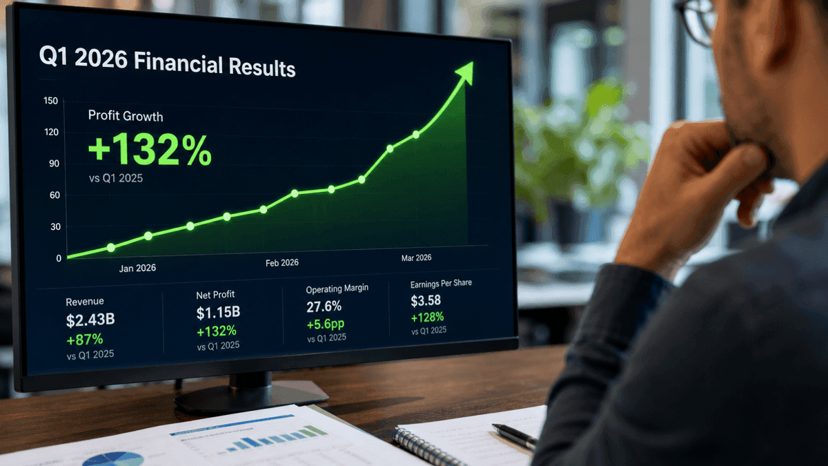 Q1 2026: Profit Soars Over 1000% for Unnamed Company