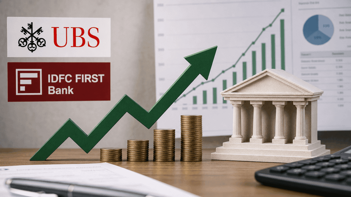UBS Upgrades IDFC First Bank: Target Price Raised to Rs 92