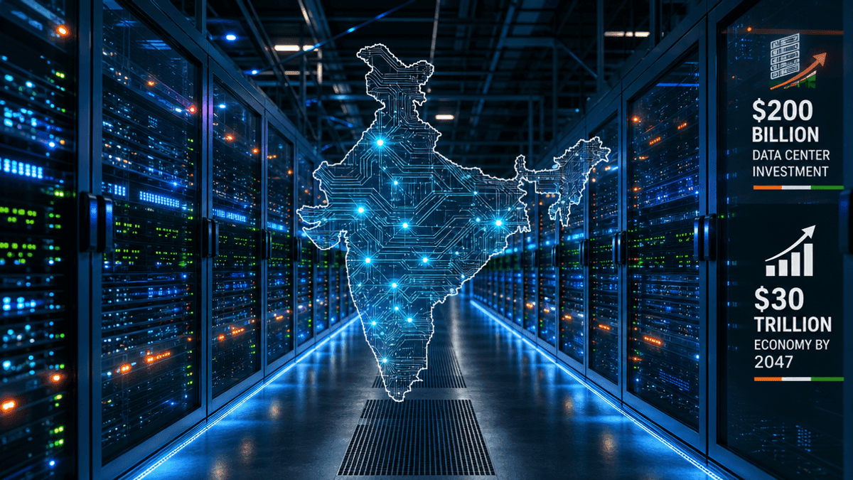 India Eyes $200B Data Center Investment for 2047 Economy
