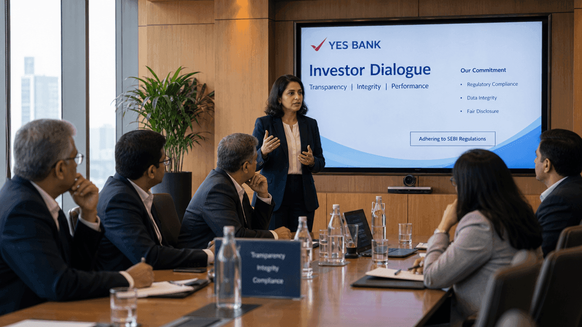 Yes Bank Investor Meet: SEBI Compliance & No UPSI Shared