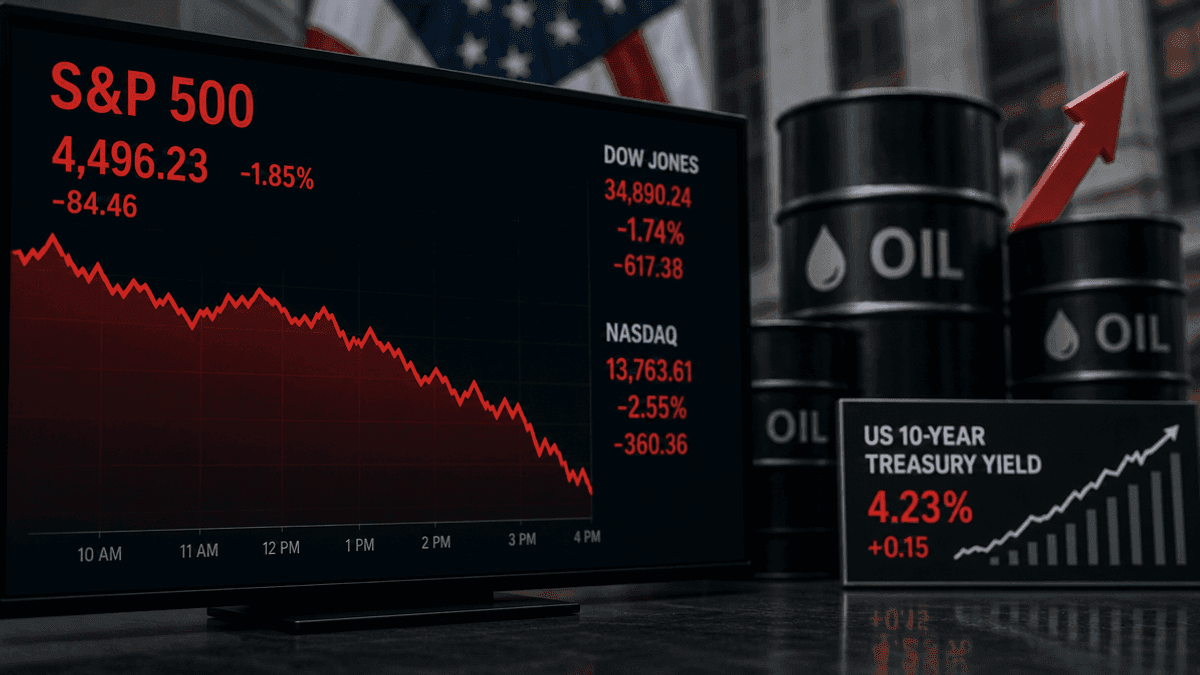 US Stocks Fall in September: Oil, Yields Drive Declines