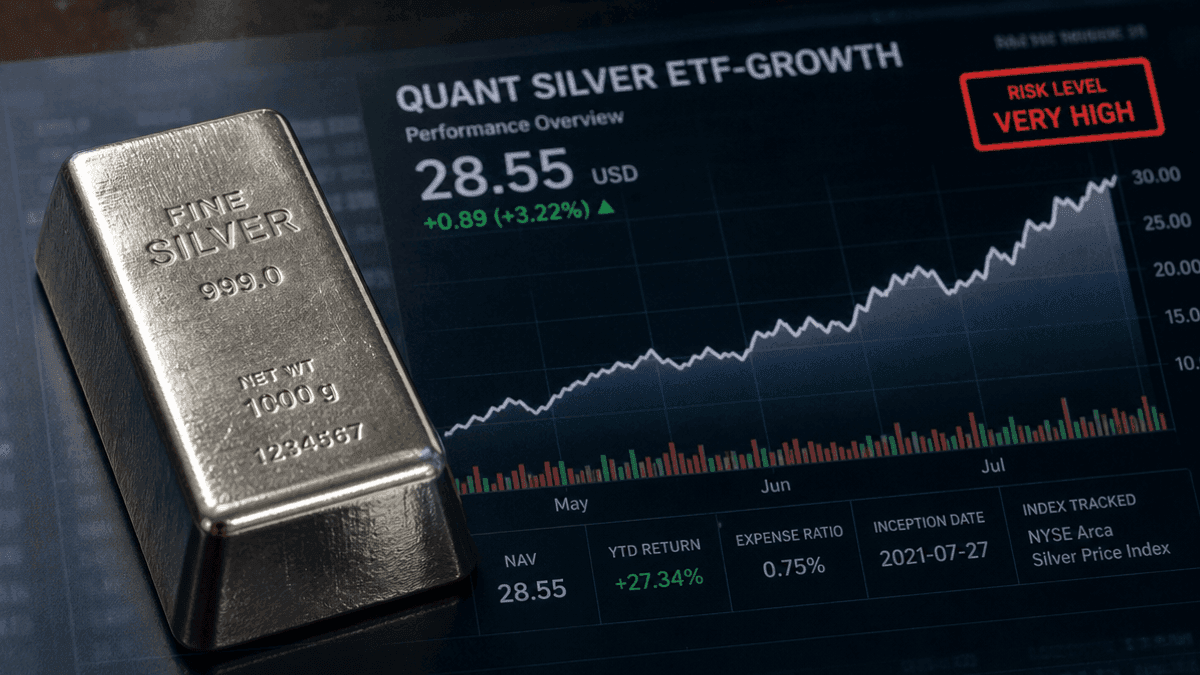 Quant Silver ETF NAV ₹24.37: High Risk Investment
