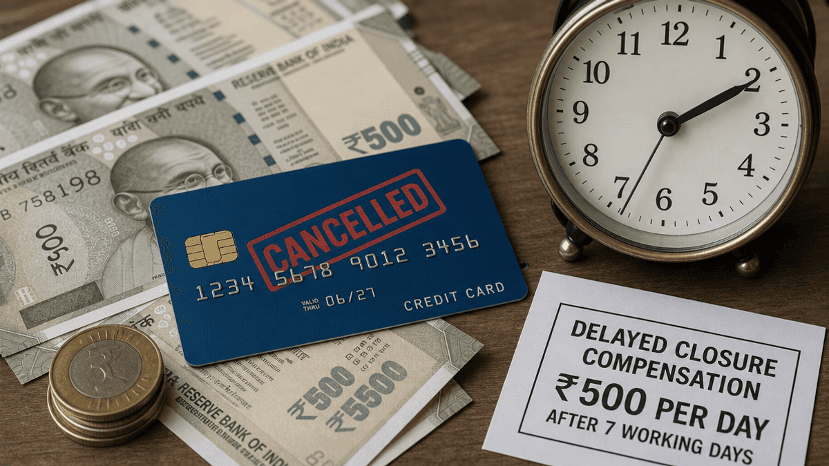 RBI: ₹500 Daily Pay for Delayed Credit Card Closures