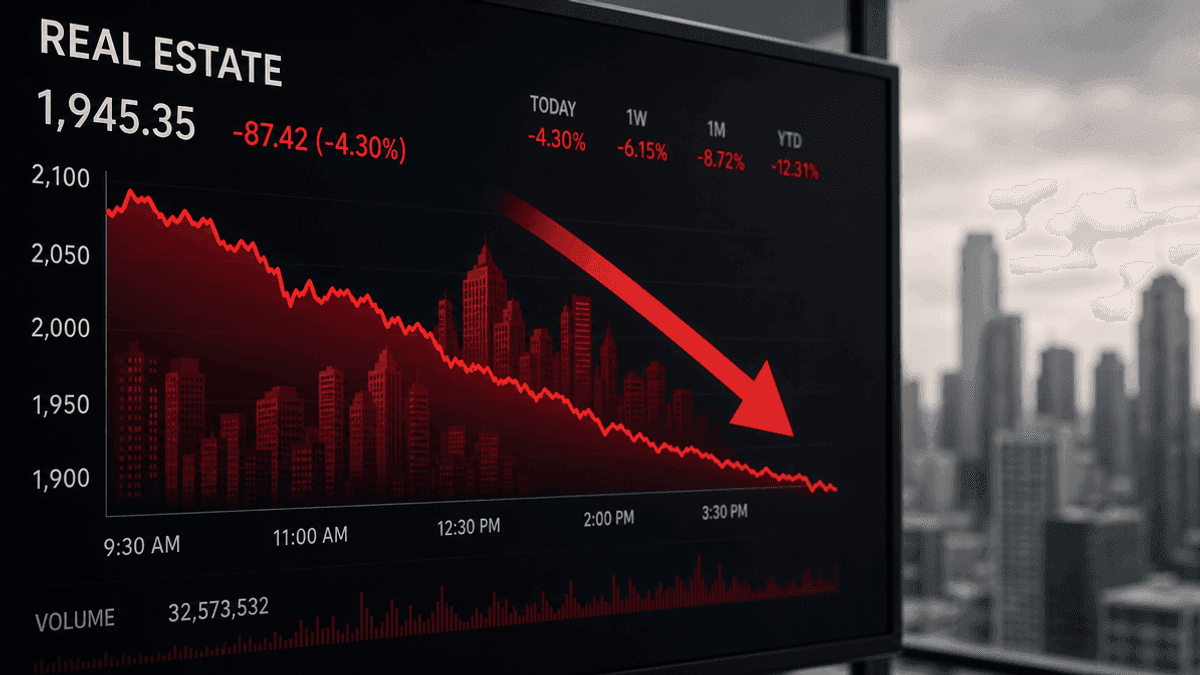 Godrej Properties Shares Dip Amidst Realty Sector Slump