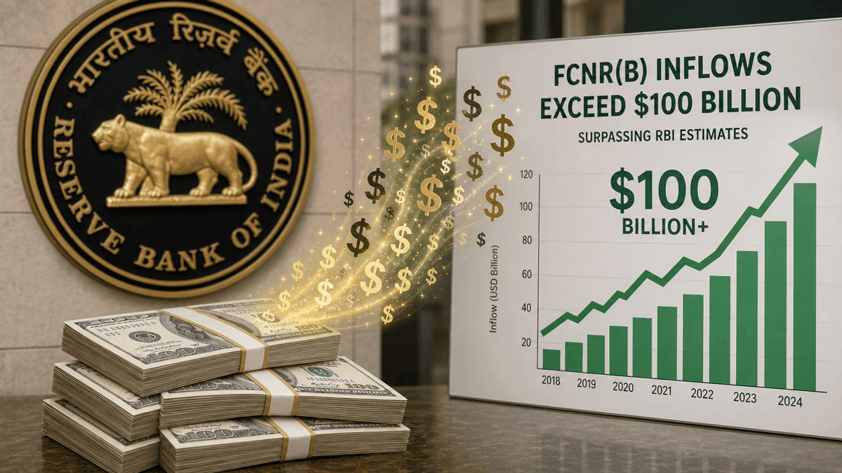 FCNR(B) Deposits Surpass $100B, Exceeding RBI Target