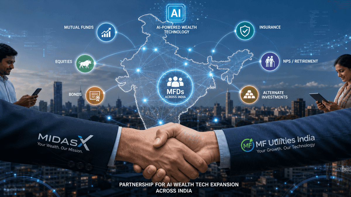 MIDASX Partners MF Utilities for AI Wealth Tech Expansion