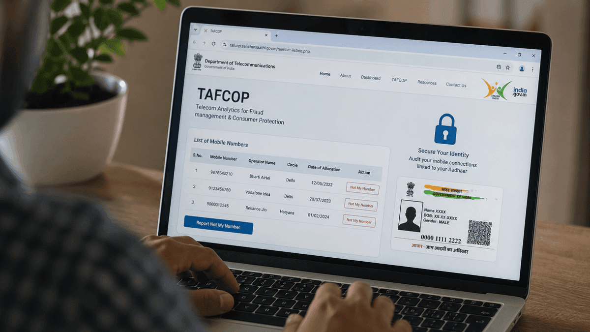 How to Use TAFCOP to Check SIMs Linked to Aadhaar