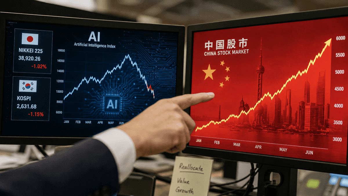 Investors Pivot to Chinese Stocks Amid Stretched AI Valuations