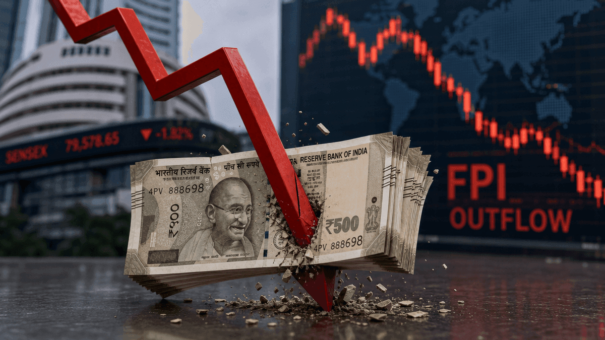FPIs Pull ₹7,443 Crore from Indian Equities in September