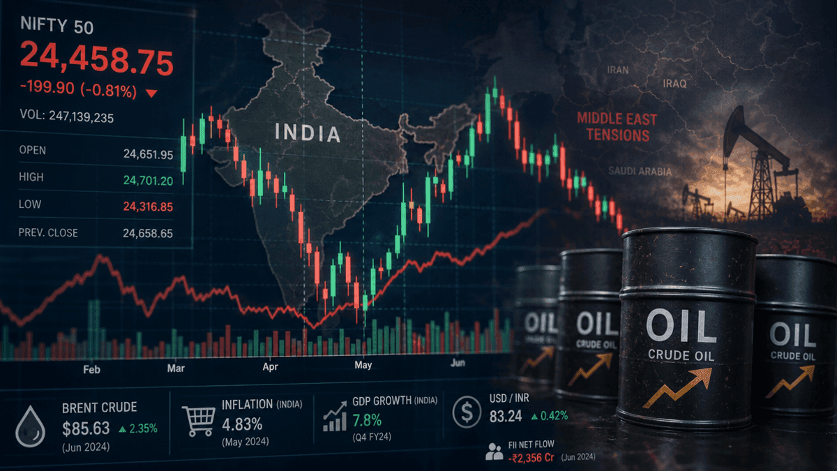 Indian Markets Brace for Volatility Amid Tensions & Inflation