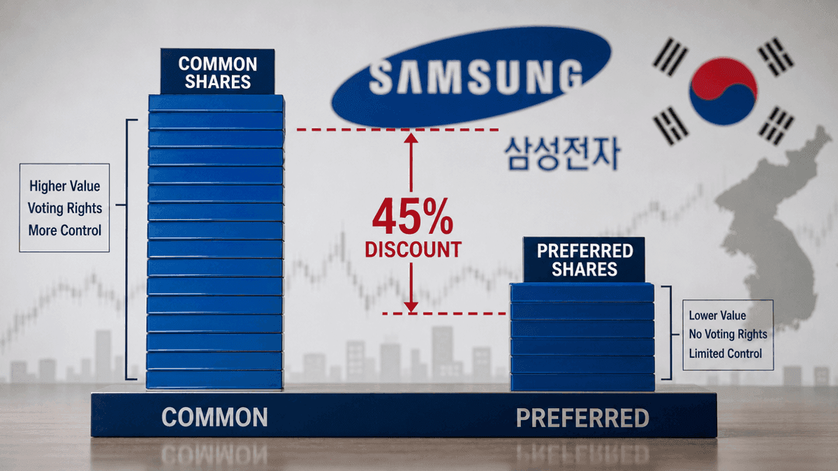 Samsung Buyback Highlights Korea’s 45% Stock Discount