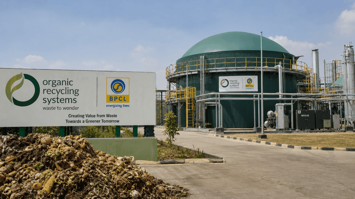 Organic Recycling Systems Wins BPCL Biogas Contracts