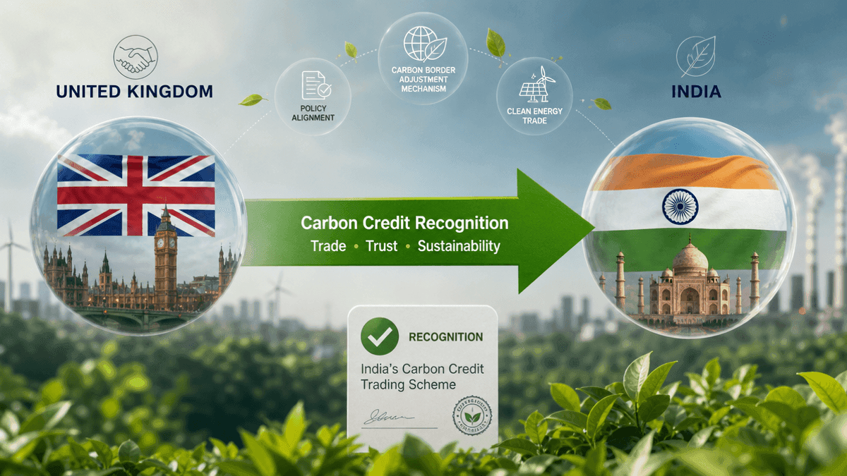 UK Recognizes India’s Carbon Credit Scheme Under CBAM
