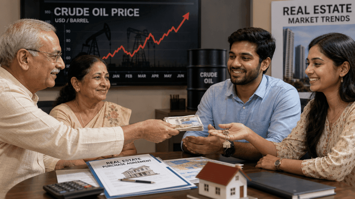 Crude Oil Risks & Parental Aid in Indian Real Estate