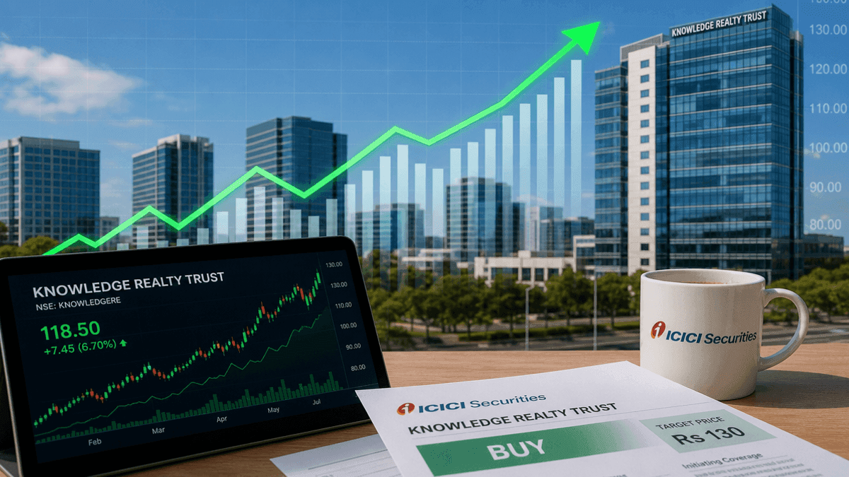 ICICI Securities Gives Buy Rating on Knowledge Realty Trust