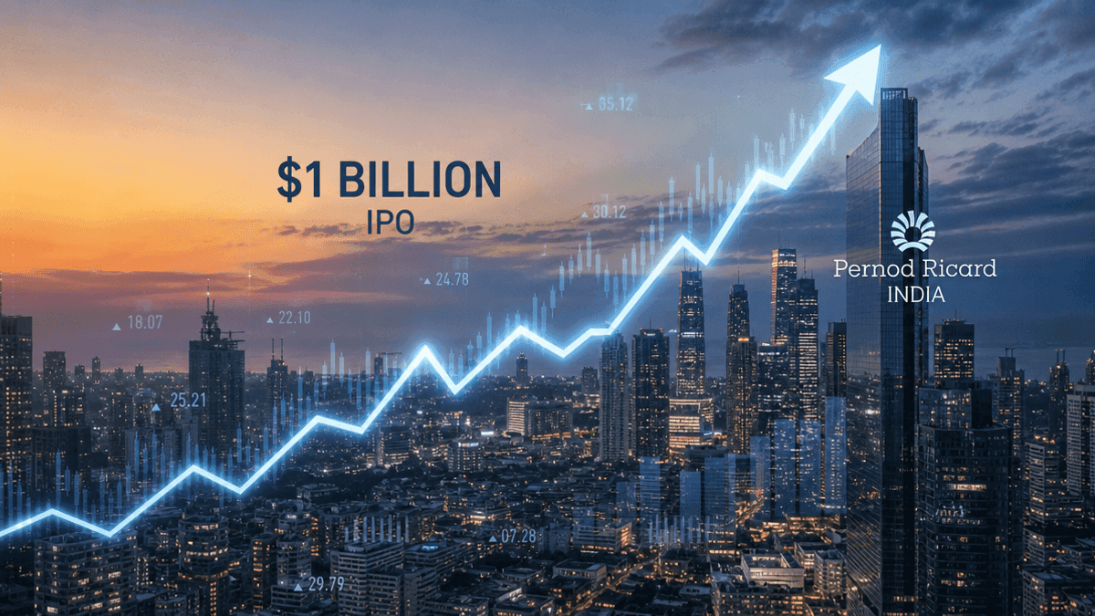 Pernod Ricard Appoints Banks for $1B India IPO