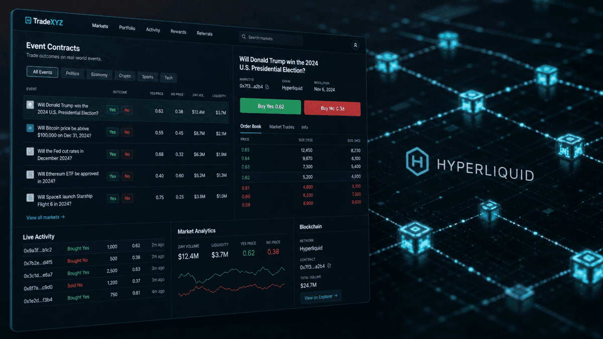 TradeXYZ Launches Prediction Markets on Hyperliquid via HIP-4