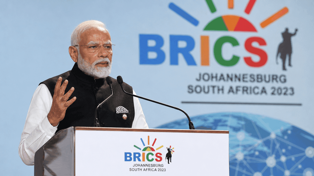 PM Modi Urges Global South to Shape Global Rules at BRICS